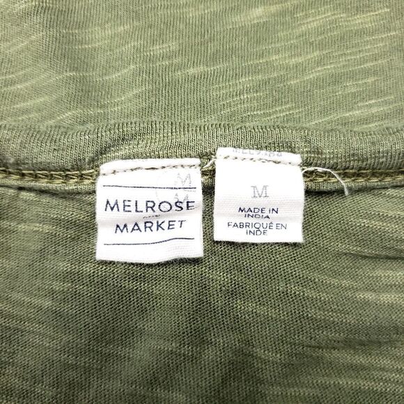 Melrose and Market smocked bishop sleeve shirt M - Picture 7 of 8